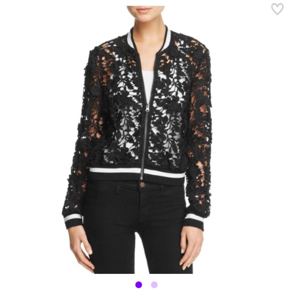 Bomber jacket, white, size small